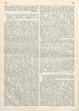 107-108 [Rezension] Beck, Johann Tobias, Erklärung der Propheten Micha und Joel
