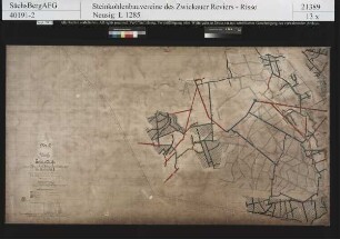 Schacht III - Zachkohlenflöz (I. Flöz) (Bl. 2) mit Nachbringungen