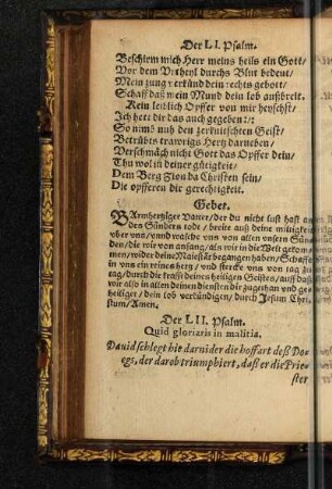 Der LII. Psalm.