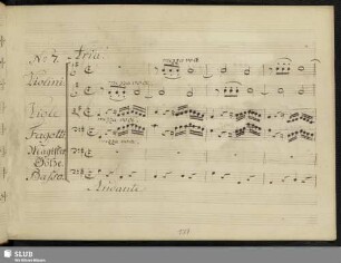 No.7. Aria: Otium est vitium lautet das Proverbium
