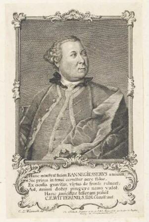 Bildnis des Gottlieb Heinrich Kannegiesservs