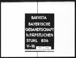 Politischer Schriftwechsel