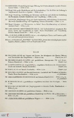 Glas (Nr. 355-369d)