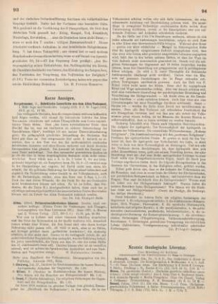 93 [Rezension] Bergsträsser, Gotthelf, Hebräische Lesestücke