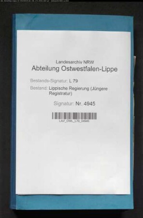 Eintragung der Kriegsgefallenen (Besonderes), Band 1, Teil 1