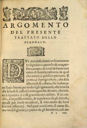 Trattato Dello Scandalo