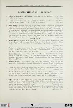 Ostasiatisches Porzellan (Nr. 62-85a)