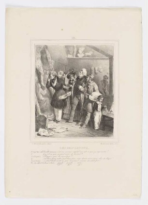 Les Importuns, Blatt 12 der Folge "Album pour 1832"