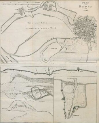 Plan von Emden bis Larrelt