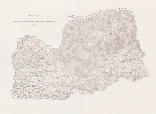 Carte No. 3. Carte de la région Kep - Chu - Dong-Song