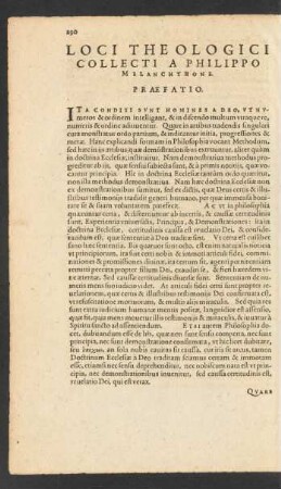Loci Theologici Collecti A Philippo Melanchthone.