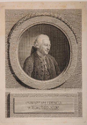 Bildnis von Christian Ludwig von Hagedorn (1712-1780)