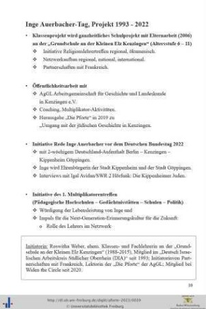 Inhalt, deutsch.