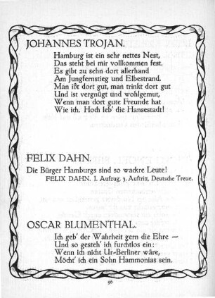 Oscar Blumenthal.