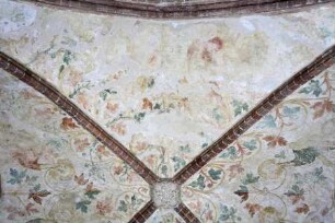 Gewölbebilder mit Drolerien, Ranken- und Laubwerk — Fabelwesen, Ranken- und Laubwerk — Nördliche Gewölbekappe