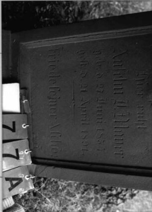 Grabstein 77 [Hahn S. 85 Grab-Nr. 61]: Grabstein 77A [Hahn S. 85 Grab-Nr. 61]