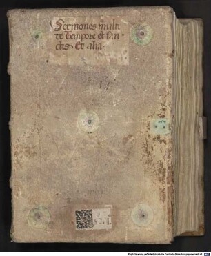 Sermones. Praeterea insunt: f. 5 Bernardus de formula honestae vitae. f. 8 De laude psalmorum. f. 10 Dicta de virtute psalmorum - BSB Clm 18670
