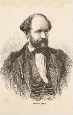 Bildnis von Friedrich Hebbel (1813-1863)
