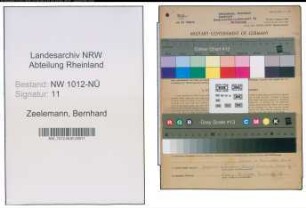 Entnazifizierung Bernhard Zeelemann , geb. 14.05.1913 (Landwirt)