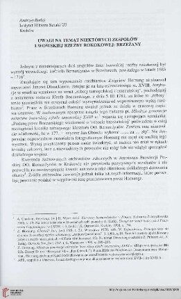 5: Uwagi na temat niektórych zespołów lwowskiej rzeźby rokokowej: Brzeżany