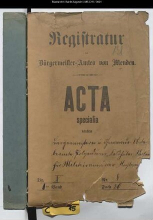 Bürgermeisterei- und Gemeindeunterbeamte: Polizeidiener, Feldhüter, Stellen für Militäranwärter, Nachtwächter - specialia -