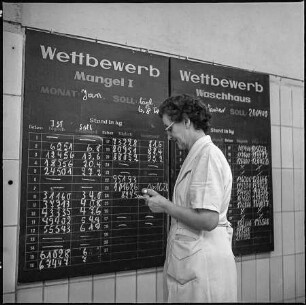 Großwäscherei REWATEX in Spindlersfeld, Bild 2, 1968. SW-Foto © Kurt Schwarz.