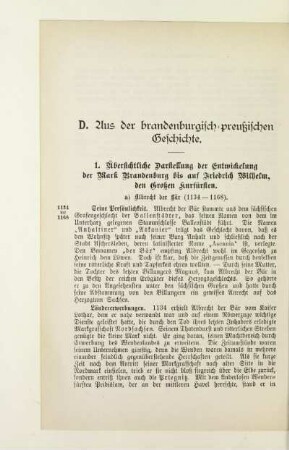 D. Aus der brandenburgisch-preußischen Geschichte