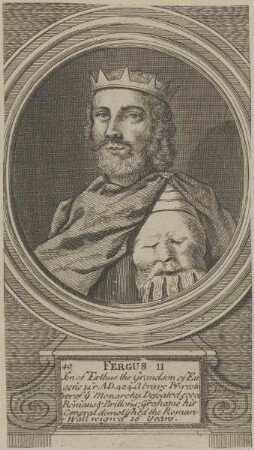 Bildnis von Fergus II.; König von Schottland