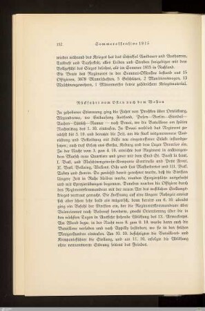 Rückfahrt vom Osten nach dem Westen
