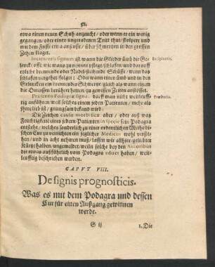 Caput VIII. De signis prognosticis.