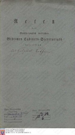 Hofheim, [Philipps-]Hospital