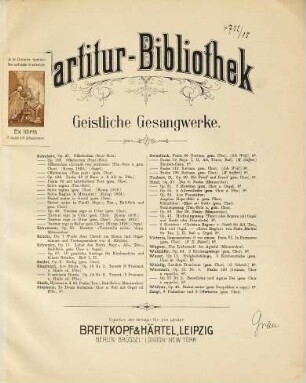 Aus Franziskus: Sonnengesang : op. 36 ; (Ten.-Solo u. gem. Chor)