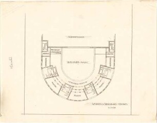 Hildebrand, Adolf von; Wien (Österreich); Theaterbau für Wien - 1. Rang (Grundriss)
