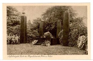 Nr. 258: Aufbahrung der Leiche des Fliegerleutnants Ritter von Mulzer