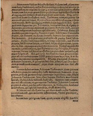 Oratiuncula Friderici Taubmanni, poetae et philologi incomparabilis, clarissimi Germaniae luminis memoriae