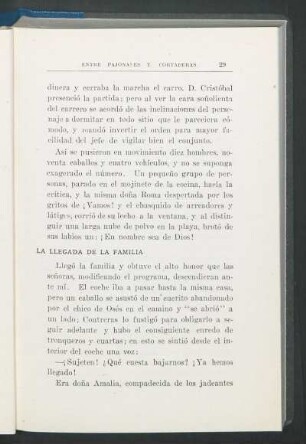La llegada de la familia