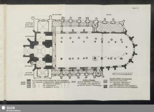 Grundriß des Erdgeschosses zur Baugeschichte