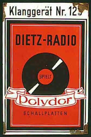 Dietz-Radio spielt Polydor Schallplatten