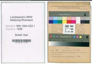 Entnazifizierung Karl Schell , geb. 04.10.1898 (Lehrer)