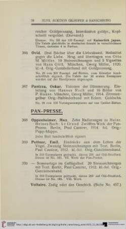 Pan-Presse (Nr. 368-372)