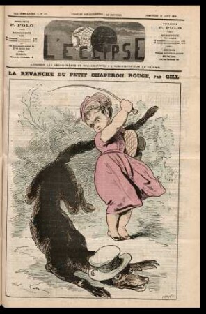 La revanche du petit chaperon rouge, par Gill