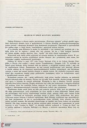 14: Muzeum w epoce kultury masowej