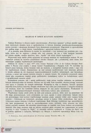 14: Muzeum w epoce kultury masowej