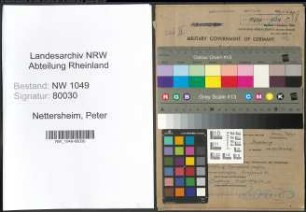 Entnazifizierung Peter Nettersheim , geb. 14.02.1906 (Kaufmann)