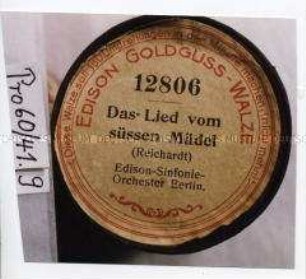 Edison-Goldguss-Walze 12806