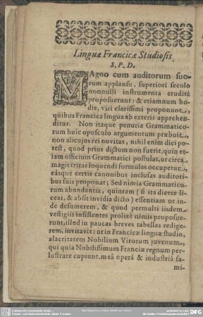 Linguae Francicae Studiosis