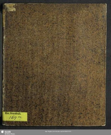 Dissertation Sur Les Anciens Sceaux Des Marggraves Et Electeurs De Brandebourg, Et En Particulier Sur L'Aigle À Deux Tetes, Qui Se Trouve Dans Les Sceaux De Wenceslaus, Roi De Boheme, Et Marggrave De Brandebourg