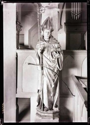 Kloster, Unterkirche; Heiliger nach der Restaurierung 1952