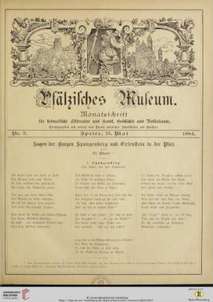 Nr. 5 (15. Mai 1884)