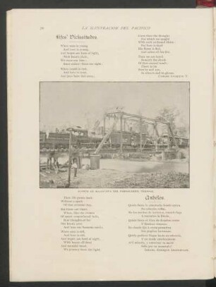 Puente de Bocanueva del Ferrocarril Verapaz. - [Fotografía]